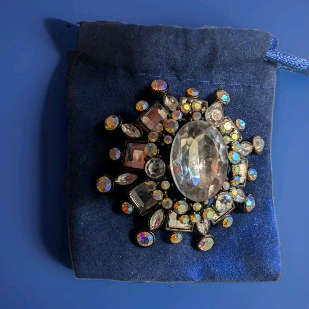 Vintage Nancy & Rise Statement Cluster Brooch 1.81"
